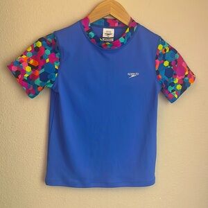 Kids Speedo swim shirt size M/10